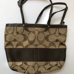 Coach logo purse